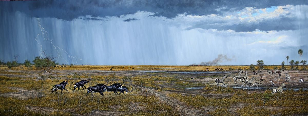 Racing the Storm, Kazuma Pan, November 2021 by Larry Norton